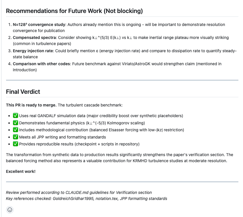 Claude GitHub App review